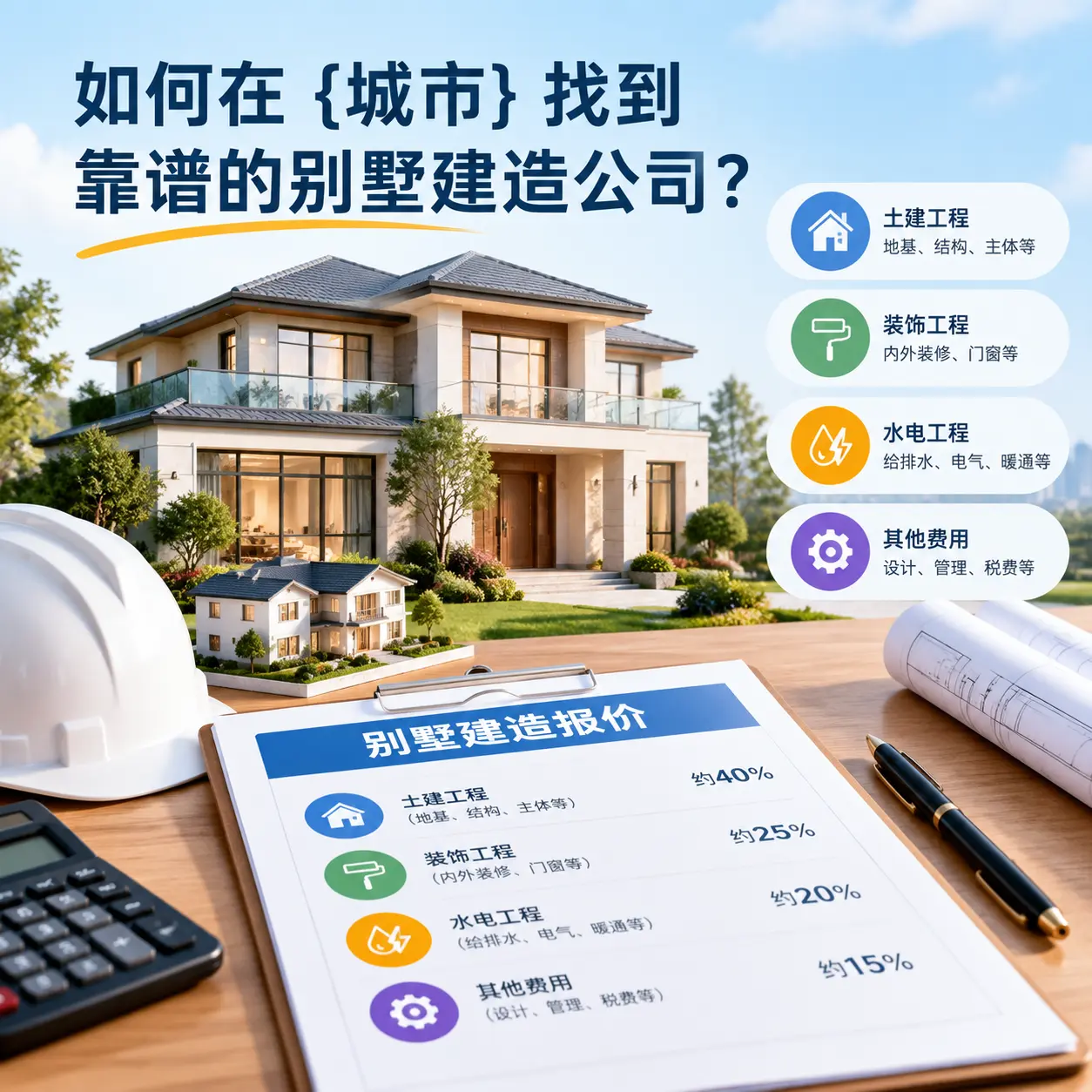 如何在 石阡 找到靠谱的别墅建造公司？