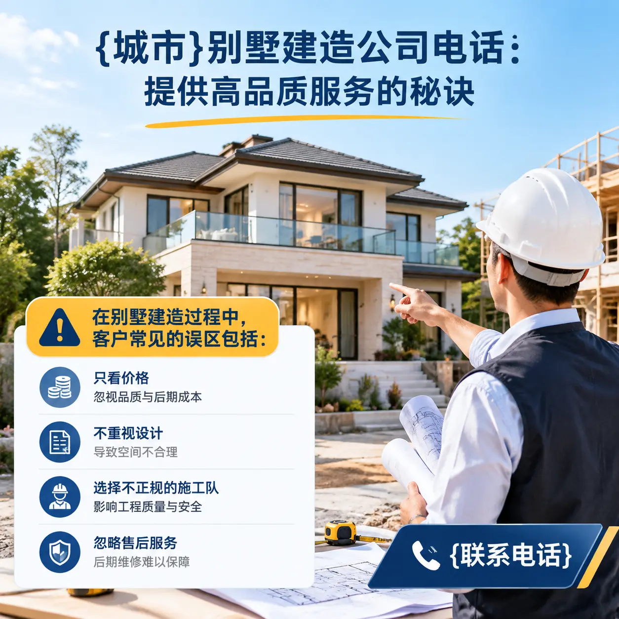 石阡别墅建造公司电话：提供高品质服务的秘诀