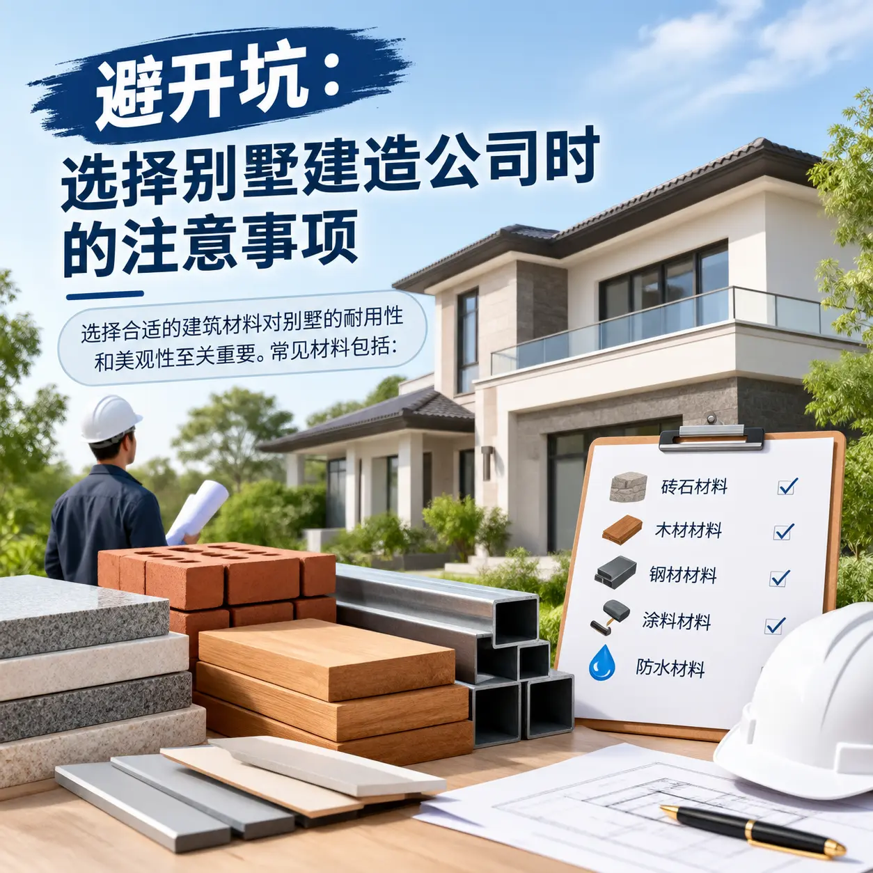 避开坑：选择 石阡 别墅建造公司时的注意事项