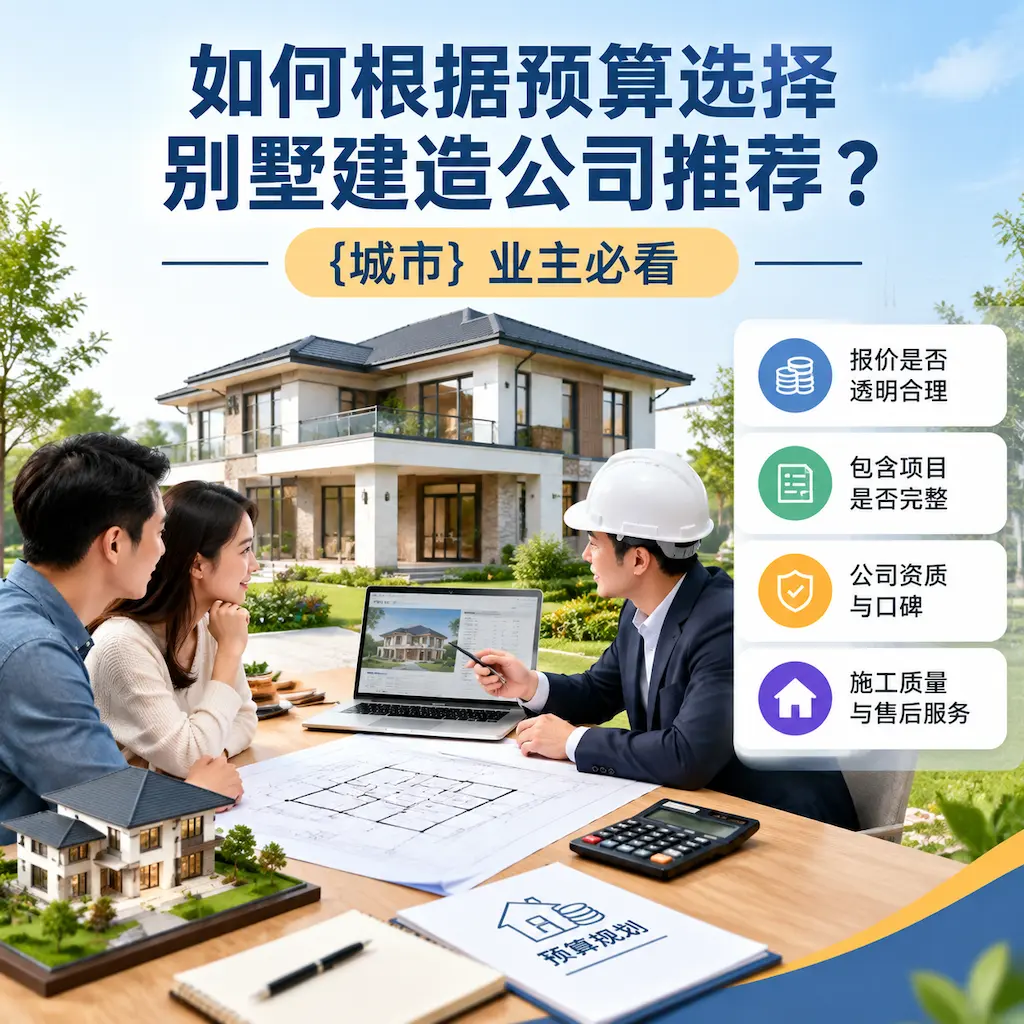 如何根据预算选择别墅建造公司推荐? 石阡 业主必看