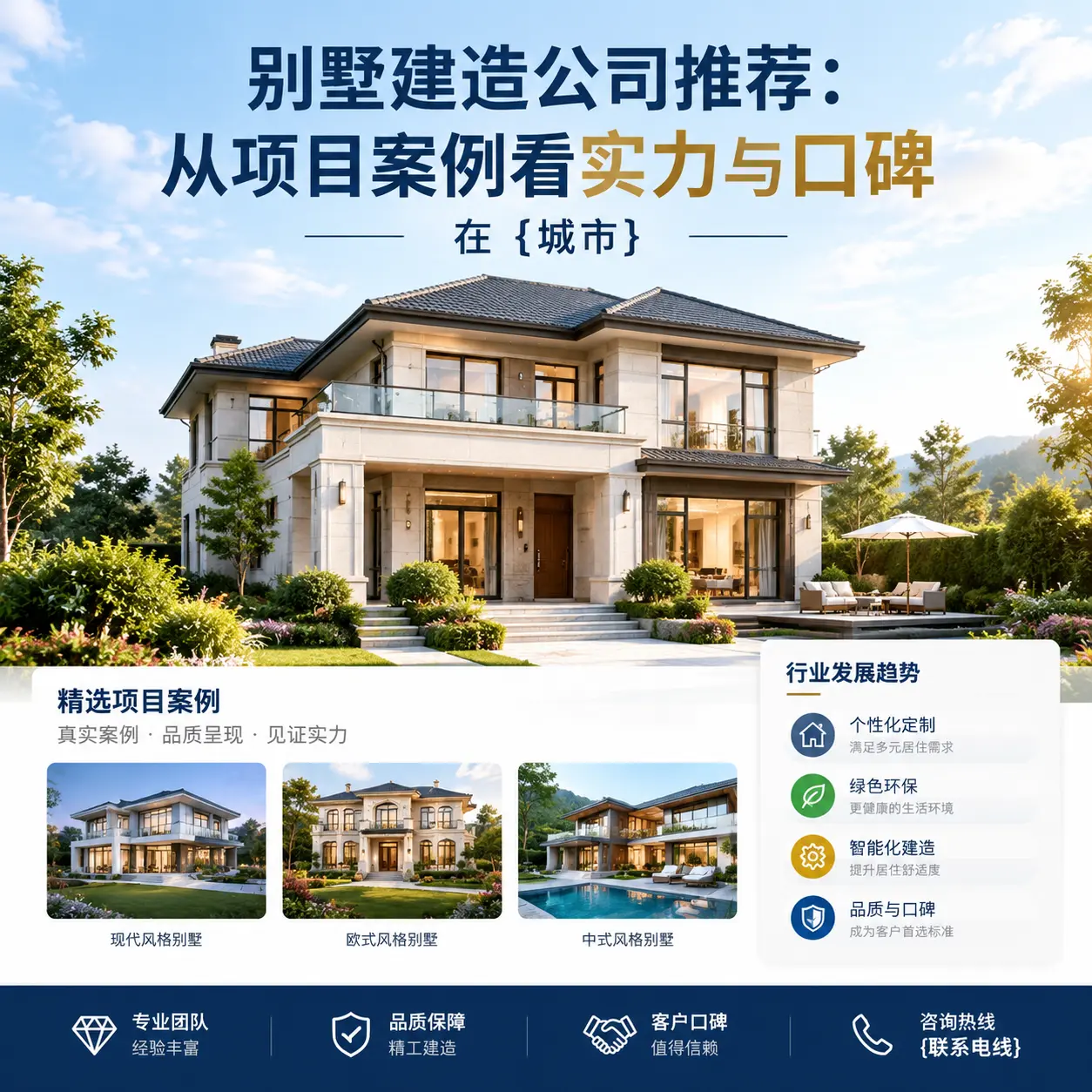 别墅建造公司推荐：从项目案例看实力与口碑在 石阡